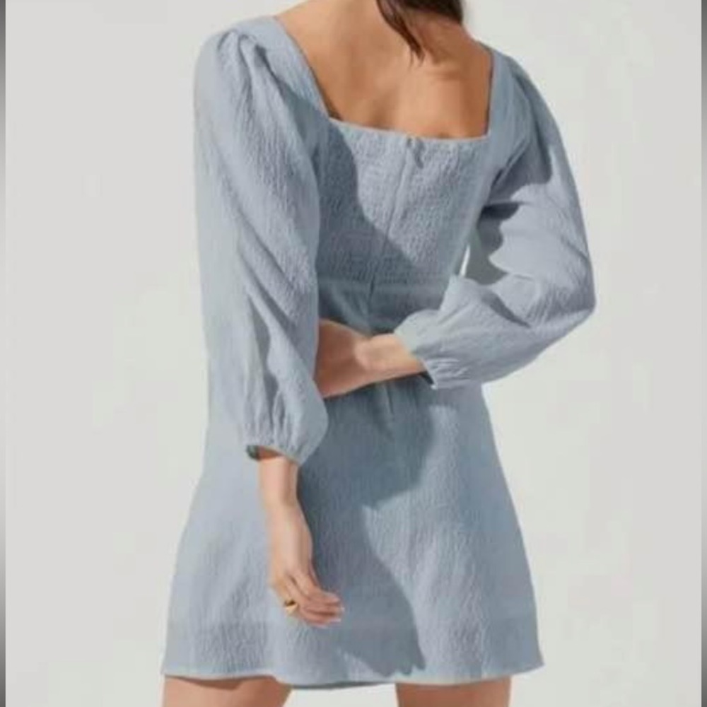 ASTR the Label center cutout wrap skirt mini dress - Picture 3 of 5